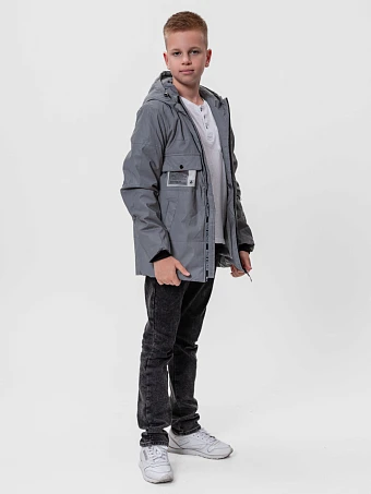 Куртка для мальчика светоотражающая 02, DELFIN-FREE
